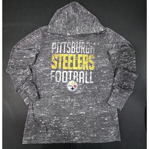 NFL Pittsburgh Steelers Women's XLarge Team Apparel Lightweight Hoodie Jacket